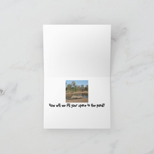 さらば南アフリカサイのカード サンキューカード (内部)