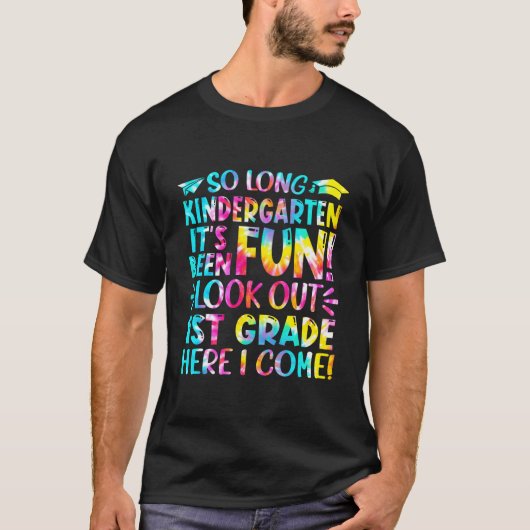 さらば幼稚園！１年生だ Tシャツ (正面)