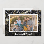 さらば2020フォトコラージュ紙吹雪新年 シーズンカード (正面/裏面)