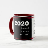 さらば2020 |今後2021年 |新年 マグカップ (正面左)