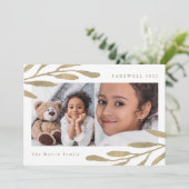 さらば2024フェイク金ゴールド植物写真2枚 シーズンカード (スタンド正面)