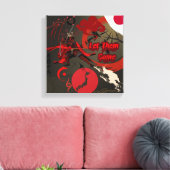 さら来に日本の侍 キャンバスプリント (インサイチュ (リビング))