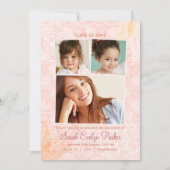 さりげない渦巻き3 フォト 卒業発表 案内状 (正面)