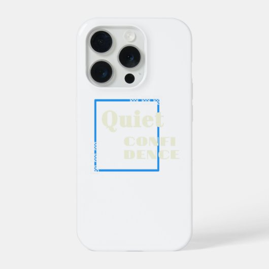 さりげない自信が感じられるかわいいiPhoneのデザイン iPhoneケース (裏面)