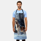 さるきはそれを雪のクリスマスに手放した エプロン (着用した状態)