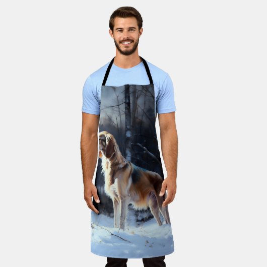 さるきはそれを雪のクリスマスに手放した エプロン (着用した状態)