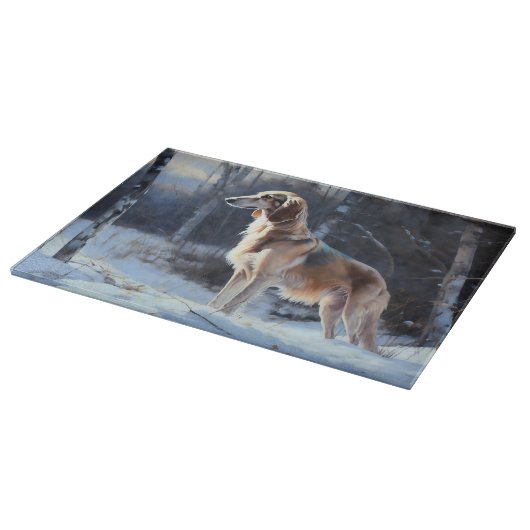 さるきはそれを雪のクリスマスに手放した カッティングボード (角)