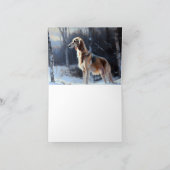 さるきはそれを雪のクリスマスに手放した カード (内部)