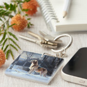 さるきはそれを雪のクリスマスに手放した キーホルダー (正面右)