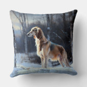 さるきはそれを雪のクリスマスに手放した クッション (裏面)