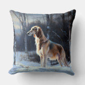 さるきはそれを雪のクリスマスに手放した クッション (正面)