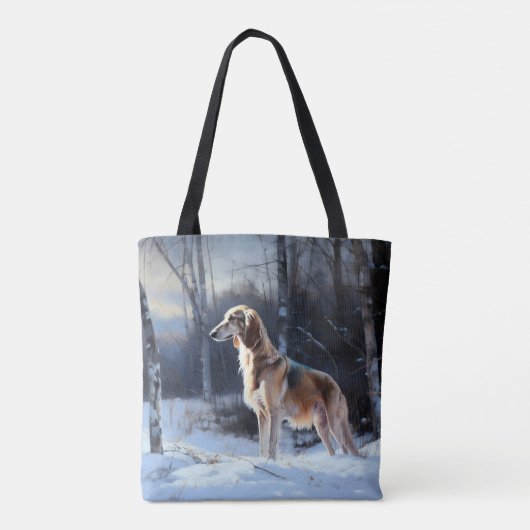 さるきはそれを雪のクリスマスに手放した トートバッグ (裏面)