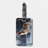 さるきはそれを雪のクリスマスに手放した ラゲッジタグ (裏面縦)