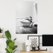 さるのバスタブ ポスター (ホームオフィス)