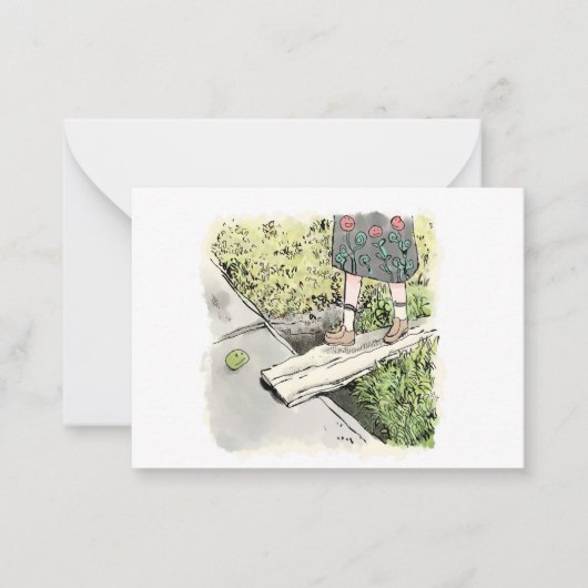 されいやじ ノートカード (正面)