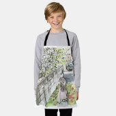 されなにじ エプロン (着用した状態)