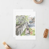 されなにじ ノートカード (正面/裏面インサイチュ)