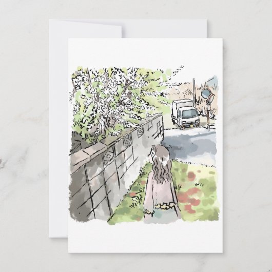 されなにじ ノートカード (正面)