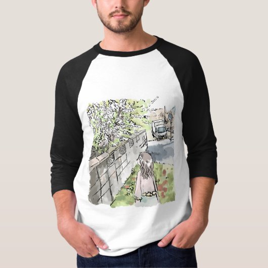 されなにじ Tシャツ (正面)