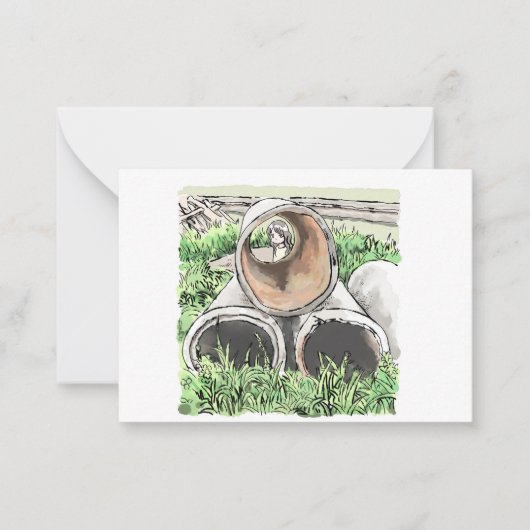 されなやじ ノートカード (正面)