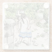 されなれじ ガラスコースター (裏面)