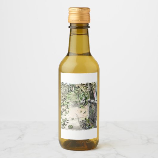 されむくじ ワインラベル (正面)