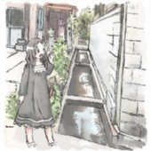 されむしじです。 シール (正面)