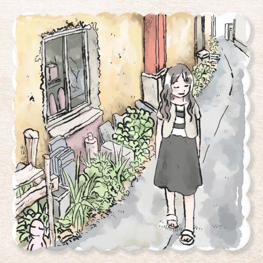 されやしじ ペーパーコースター (正面)