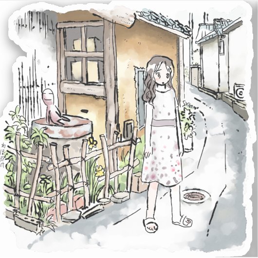 されやにじ シール (正面)