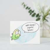 、される、井戸Bravoすごい、魚の郵便はがき ポストカード (スタンド正面)