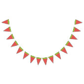 さわやかなサマースイカ。 バンティングフラッグ (全)