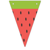 さわやかなサマースイカ。 バンティングフラッグ (第3の旗)