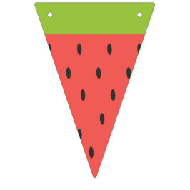 さわやかなサマースイカ。 バンティングフラッグ