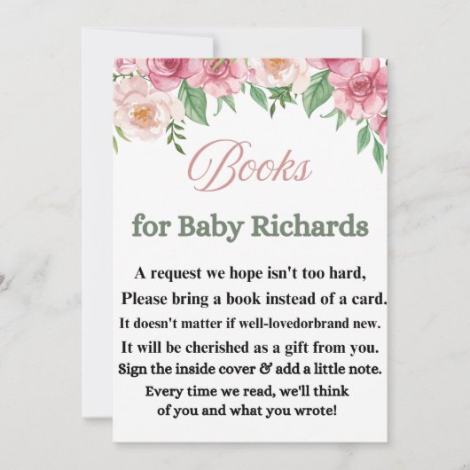 さわやかなベビーアライバル招待状 招待状 (正面)