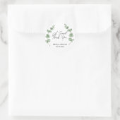 さわやかな感謝の気持ちを伝えるお礼の品、おやつ、プレゼント ラウンドシール (バッグ)