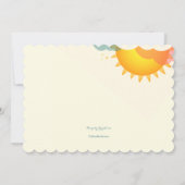 さわやかな朝の招待状 招待状 (裏面)