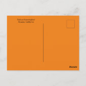 さわやかな羽を持つハミングバード ポストカード (裏面)