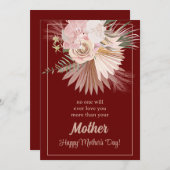 さわやかな花の母の日カード - みんなで咲こう シーズンカード (正面/裏面)