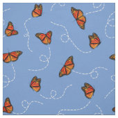 さわやかな蝶のパターン ファブリック (見本)