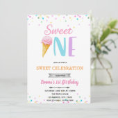 さわやかなONEのアイスクリームのお誘い 招待状 (スタンド正面)