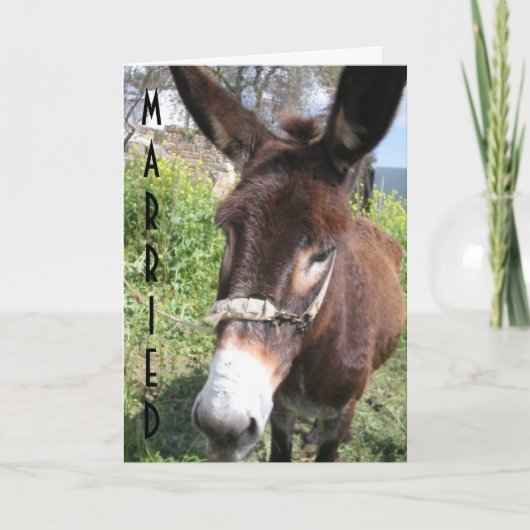  – さ結婚したあ、やった！ カード (正面)