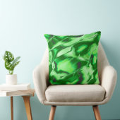 ざらざらしたメタリックグリーンダンズスケッチ クッション (椅子)