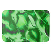 ざらざらしたメタリックグリーンダンズスケッチ バスマット (正面)