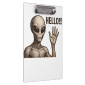 ざらざらした出会い：エイリアン挨拶 クリップボード (右)