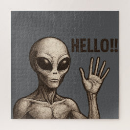 ざらざらした出会い：エイリアン挨拶 ジグソーパズル