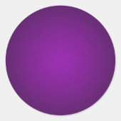 ざらざらした紫と黒のヴィネット ラウンドシール (正面)