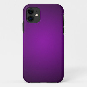 ざらざらした紫と黒のヴィネット iPhone 11 ケース