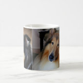 ざらざらした風邪 コーヒーマグカップ (中央)