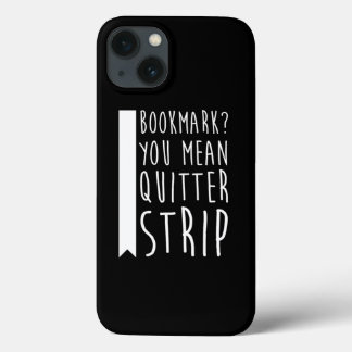 しおりおもしろいユニーク完璧な本のおたくギフト iPhone 13ケース