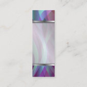 しおりの名刺の抽象芸術の背景 スキニー名刺 (裏面)